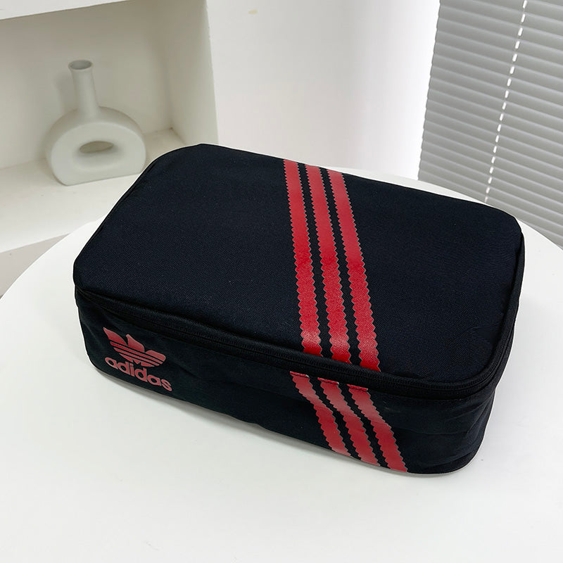 SACO PORTA CHUTEIRA ADIDAS PRETA/VERMELHA